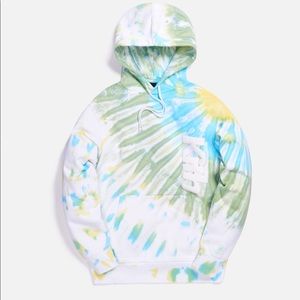 KITH Tie Dye Williams I Hoodie Green